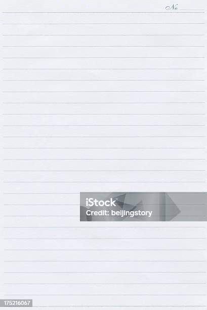 Notepad Seite Stockfoto und mehr Bilder von Aktenordner - Aktenordner, Brief - Dokument, Buchseite