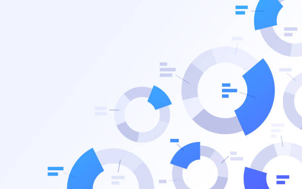 Data Analytics Statistics Pie Chart Abstract Background Technology data analytics statistics pie chart abstract background. analyzing stock illustrations