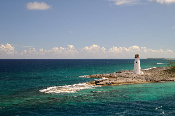 istock Lighthouse at the rocky coast 175216419