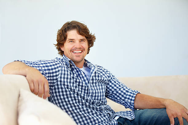 istock He loves relaxing at home 175216547
