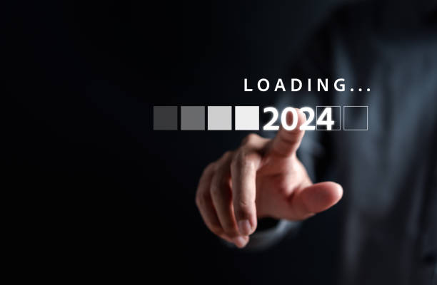 istock Loading progress from 2023 to 2024 to countdown happy new year. 1752167310