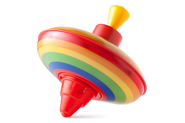 Spinning Top Stock Photo - Download Image Now - Spinning Top, Toy, Cut Out  - iStock