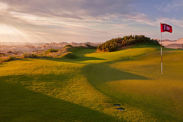 Dunes Golf Course on the Pacific, Cabo San Lucas stock photo
