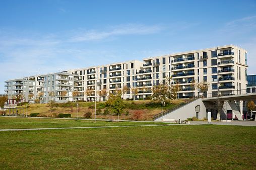 Brand new apartment/ town- houses and public park.