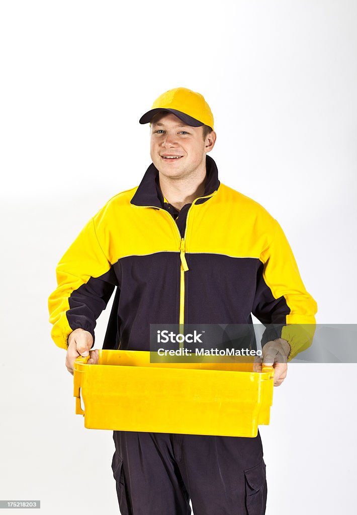 Jovem alemão carteiro em um uniforme - Foto de stock de Adulto royalty-free