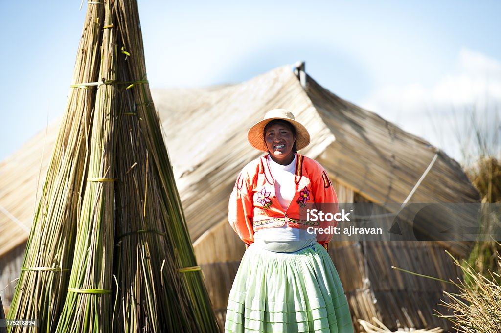 Peruanische Frau - Lizenzfrei Dorf Stock-Foto