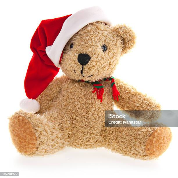 Teddy Bear Santa Bereit Für Weihnachten Stockfoto und mehr Bilder von Braun - Braun, Christbaumkugel, Dekoration