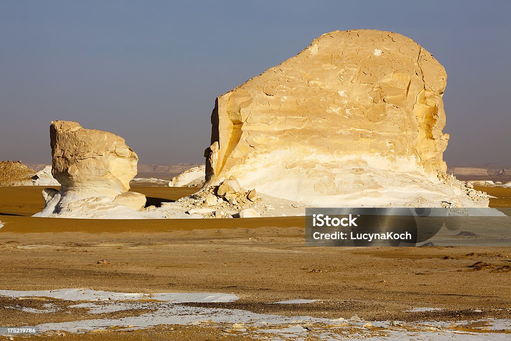 Kalkstein in der Wüste - Lizenzfrei Afrika Stock-Foto