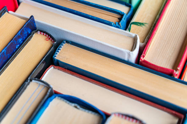 istock Books stacked on top of each other. 1752201292