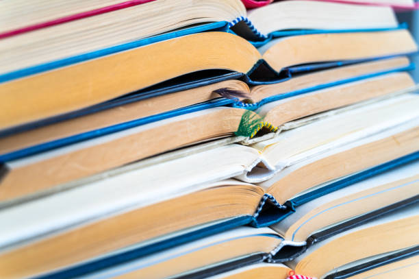 istock Books stacked on top of each other. 1752201845