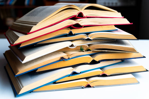 istock Books stacked on top of each other. 1752201846