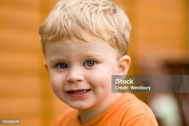 Uśmiech Chłopiec - zdjęcia stockowe i więcej obrazów Blond włosy - Blond włosy, Botanika, Błękitne oczy