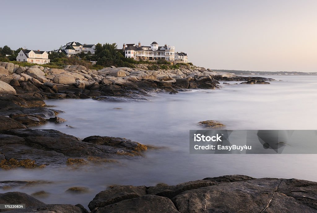 Hôtel sur la côte rocheuse - Photo de Connecticut libre de droits