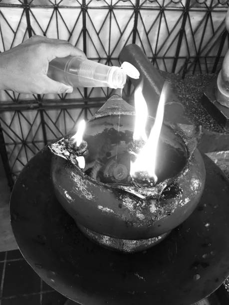 istock Diwali Diya Glowing in night 1752208622