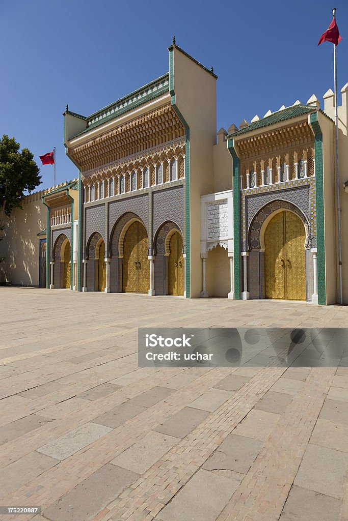 Fez Palazzo reale - Foto stock royalty-free di Africa