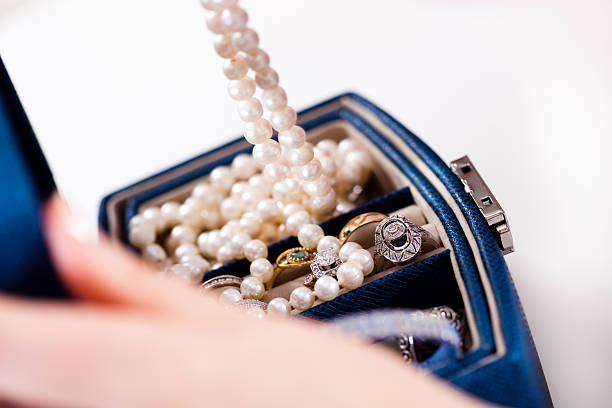 istock Jewelry Box with White Pearls 175220944