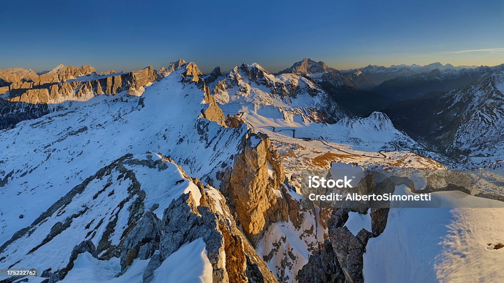 Passo Giau (Dolomitas, Itália) - Foto de stock de Monte Pelmo royalty-free