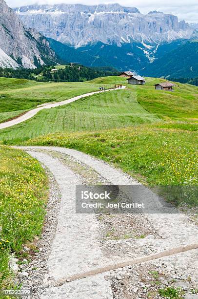 Rural Road En La Región De Los Alpes Foto de stock y más banco de imágenes de Aire libre - Aire libre, Alpes Europeos, Belleza de la naturaleza