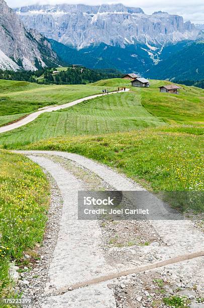 Wsi Droga W Alpach - zdjęcia stockowe i więcej obrazów Alpy - Alpy, Droga, Europa - Lokalizacja geograficzna
