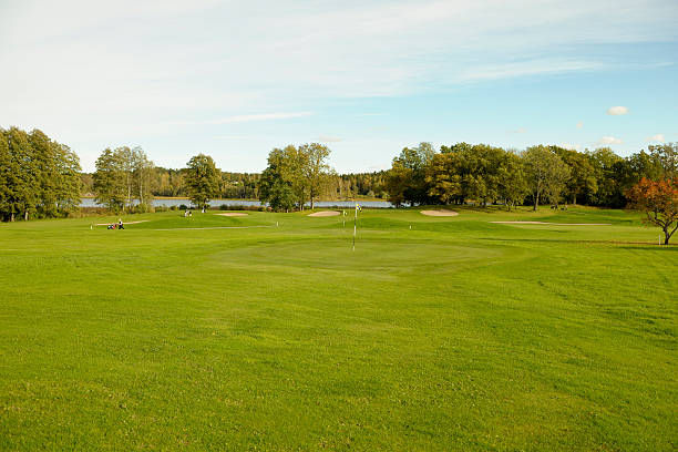 istock Golf course in the after noon sunshine 175223595