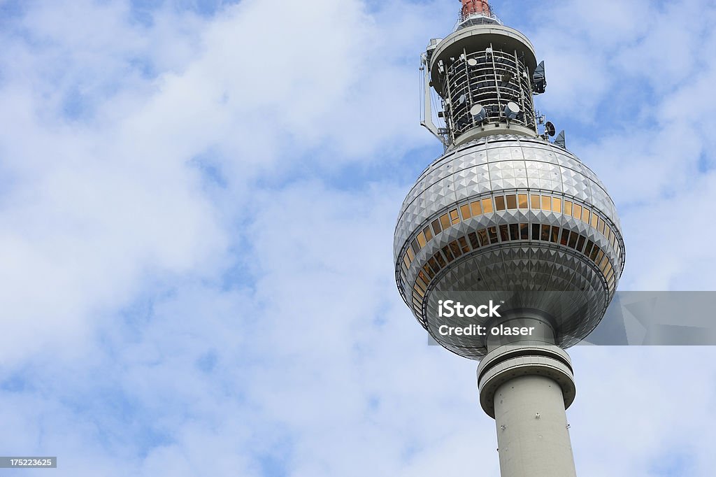 Fernsehturm in Berlin Alexanderplatz - Lizenzfrei Alexanderplatz Stock-Foto