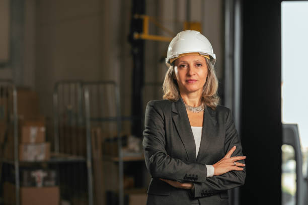 istock A businesswoman in a warehouse 1752240129