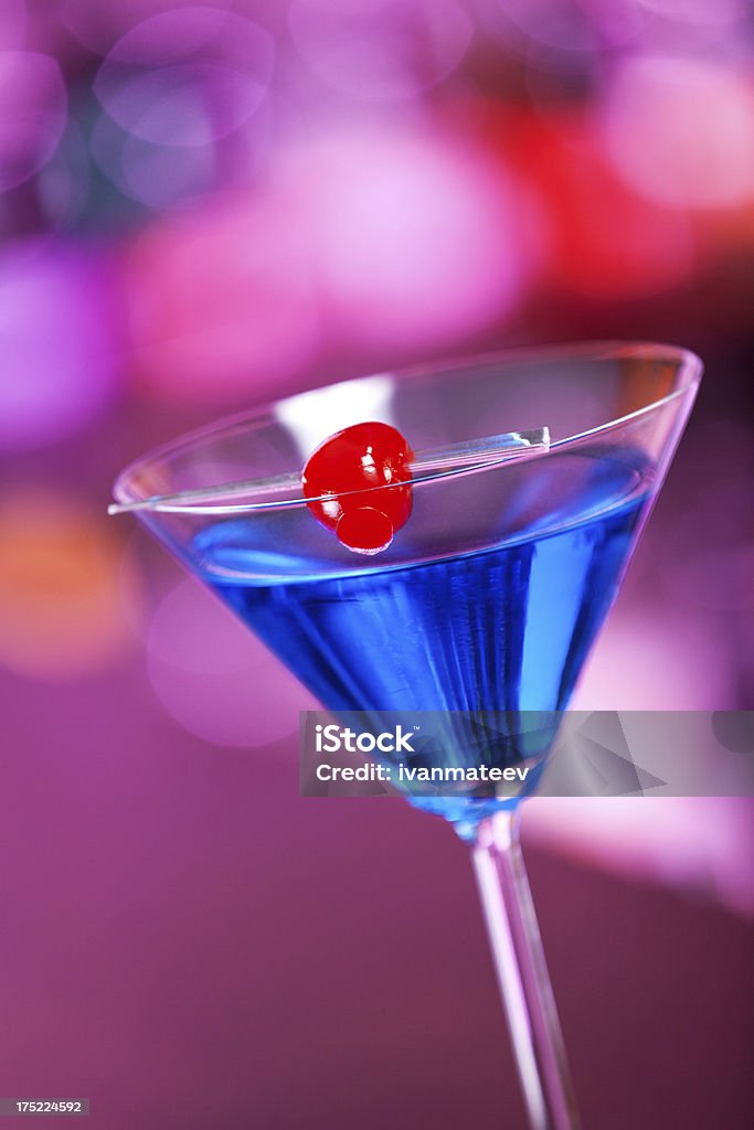 Cocktails Collection-Blue Martini - Photo de Alcool libre de droits