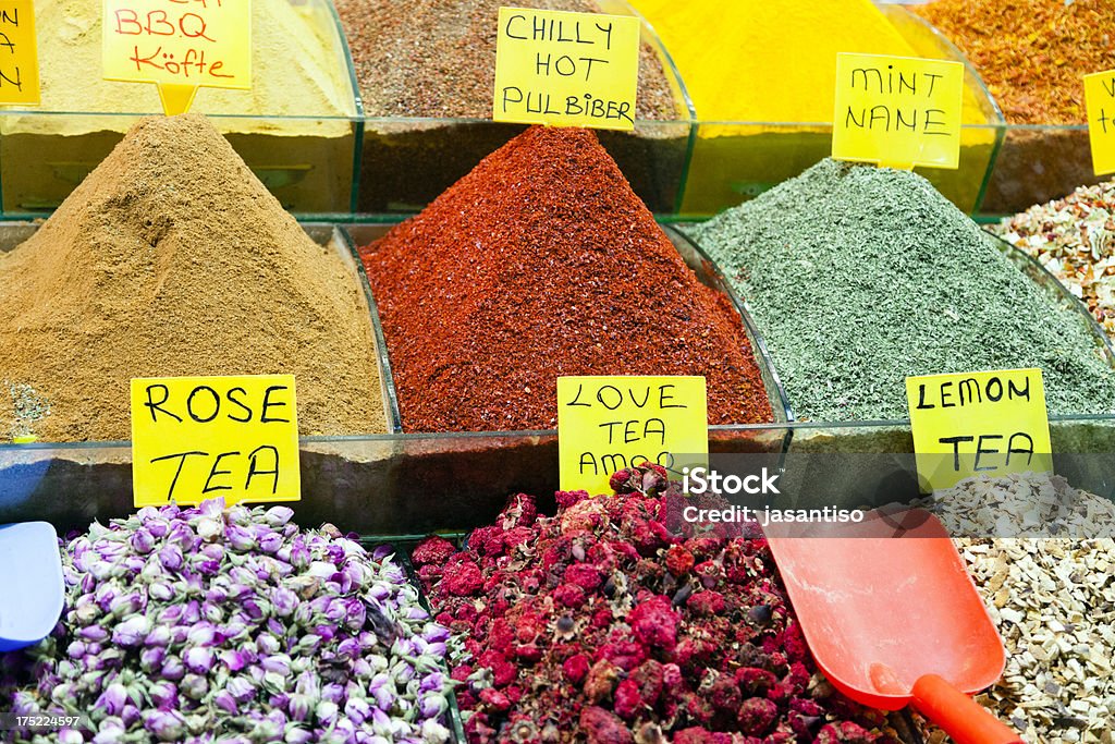 Spice market Arabic spice market. Arabia Stock Photo