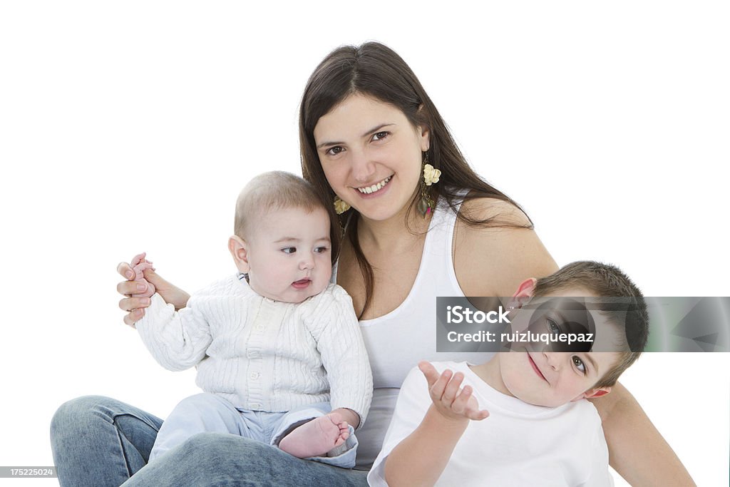 Madre e hijos - Foto de stock de 30-39 años libre de derechos