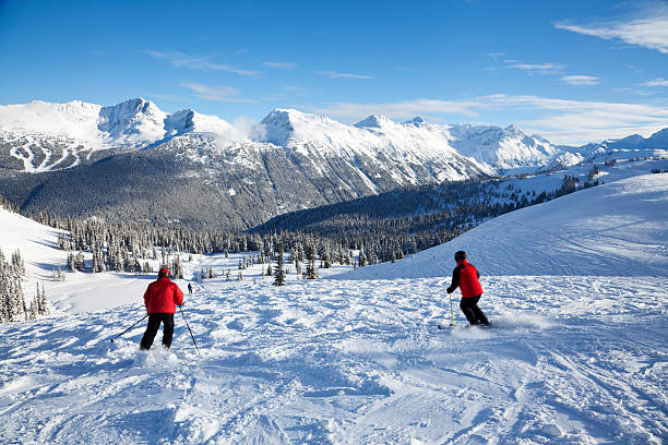 istock Skiing in Soft Snow on Whistler Mountain 175225528