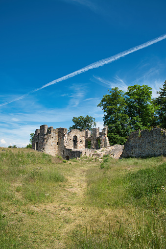 castle ruin raueneck in franconia germany