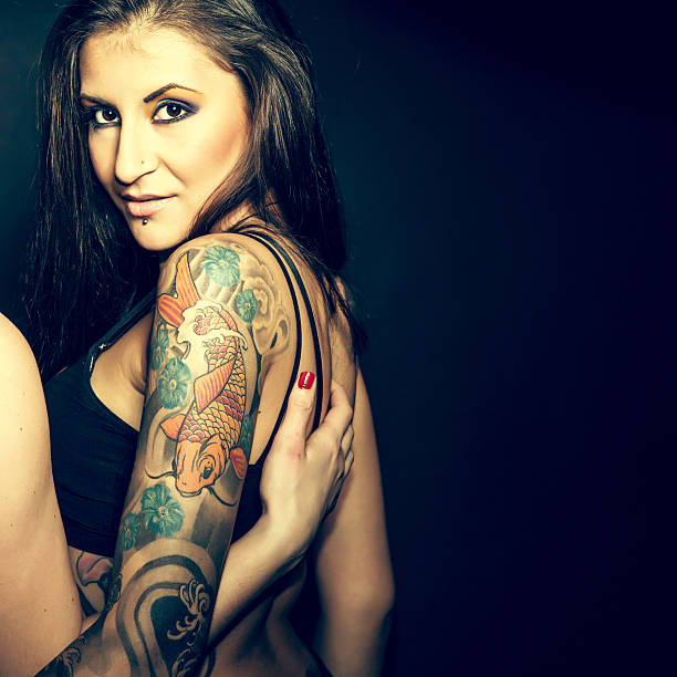 istock Girl with a tattoo 175226579