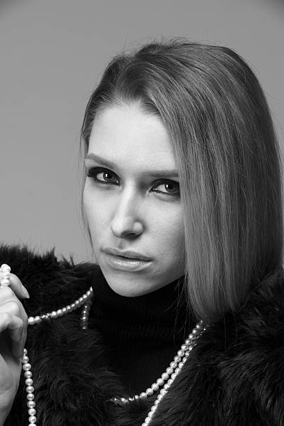 istock Beautiful woman in a fur coat 175226790
