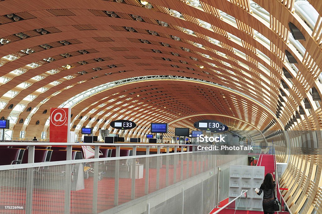 Paris Airport, Франция - Стоковые фото Аэропорт роялти-фри