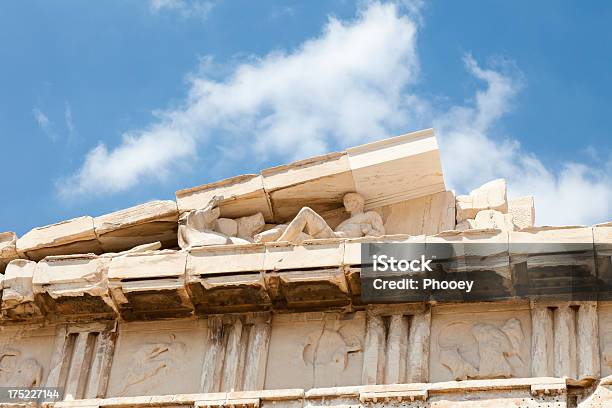 Parthenondetailarbeit Stockfoto und mehr Bilder von Akropolis - Athen - Akropolis - Athen, Altes Griechenland, Antike Kultur