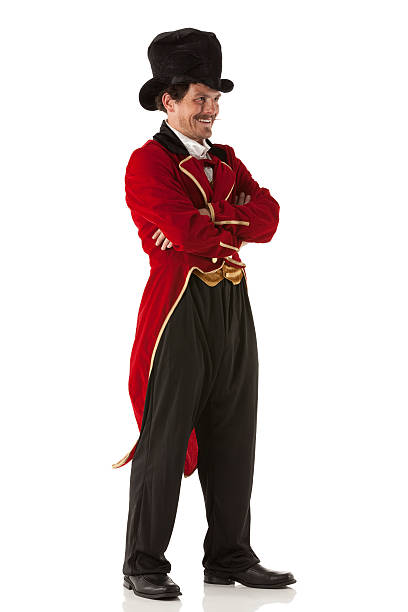 istock Side view of a ring master with arms crossed 175227391