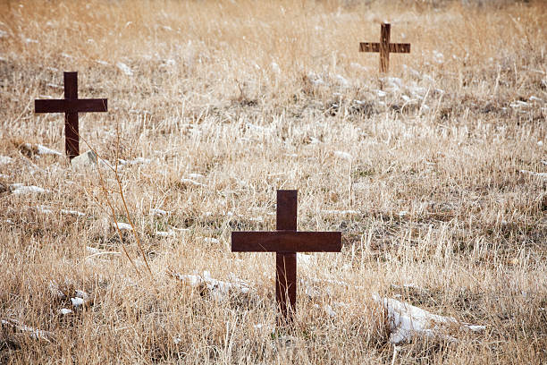 boothill cmentarz-billings, montana - billings old fashioned old american culture zdjęcia i obrazy z banku zdjęć