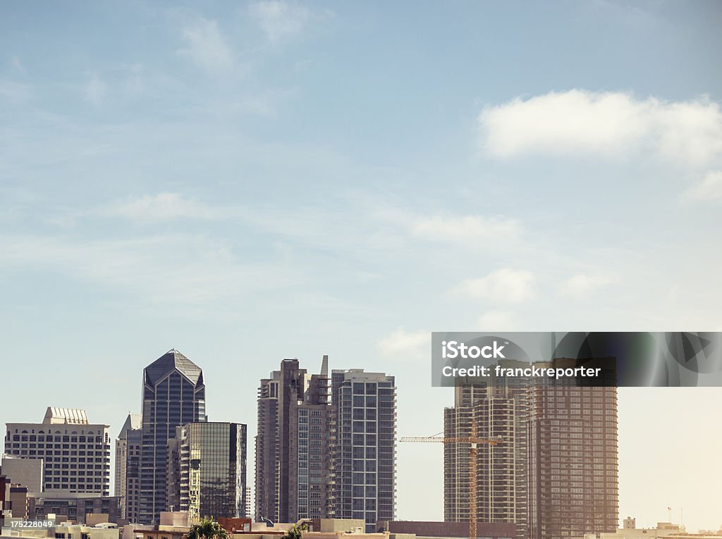 skyline von San Diego - Lizenzfrei Außenaufnahme von Gebäuden Stock-Foto