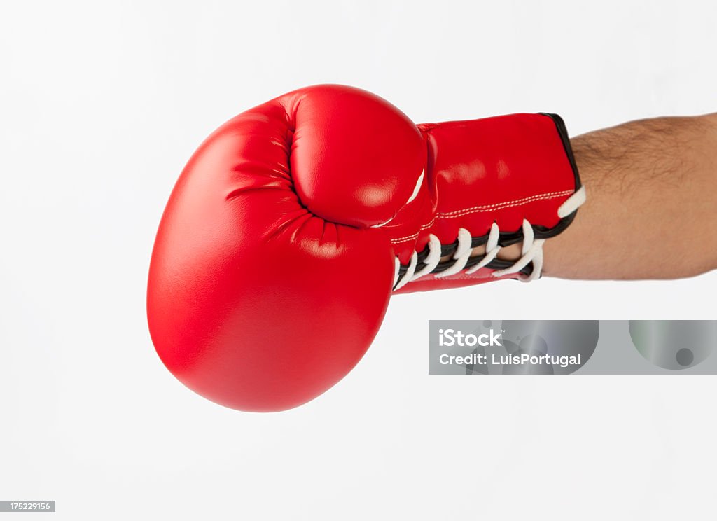 Roten Boxhandschuh - Lizenzfrei Boxhandschuh Stock-Foto