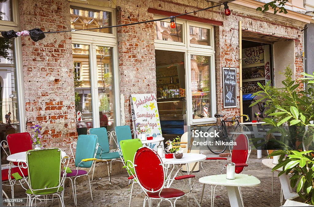 Café and shop in Prenzlauer Berg, Berlin "CafA and shop in Prenzlauer Berg, Berlin" Berlin Stock Photo