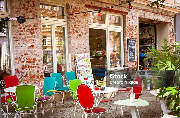 Café And Shop In Prenzlauer Berg Berlin Stock Photo - Download Image Now - Berlin, Cafe, Prenzlauer Berg