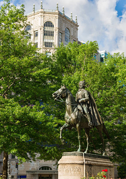 istock Bronze Equestrian Statue of General Casimir Pulaski 175229403