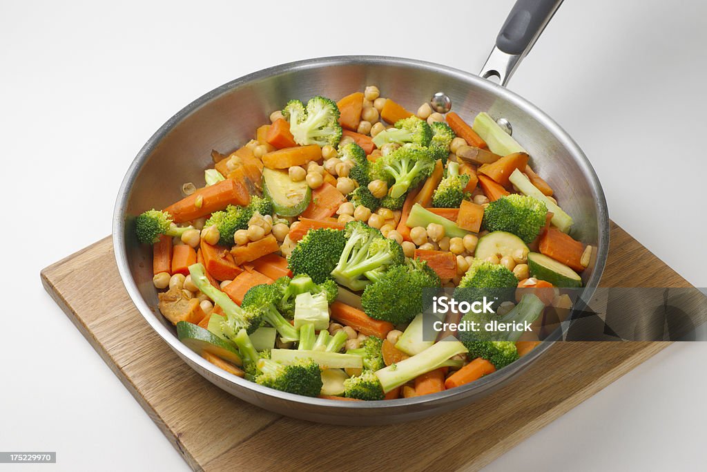 Stir Fry vegetariano - Foto stock royalty-free di Alimentazione sana