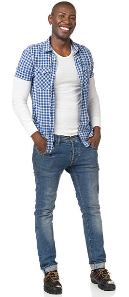 istock Smiling Young Man Full Length Portrait 175230071