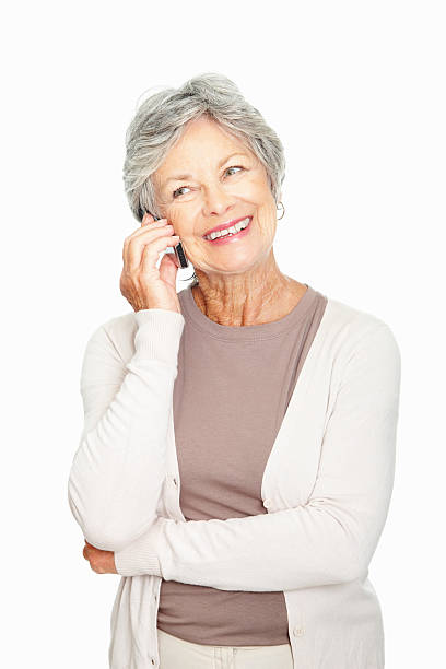 istock Senior woman having a conversation on her cell phone 175231404