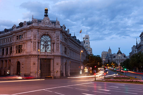 Bank of Spain stock photo