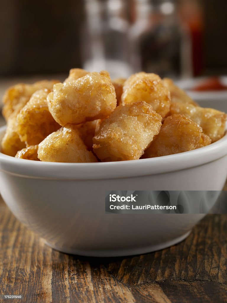 Tater Tots - Lizenzfrei Ansicht aus erhöhter Perspektive Stock-Foto