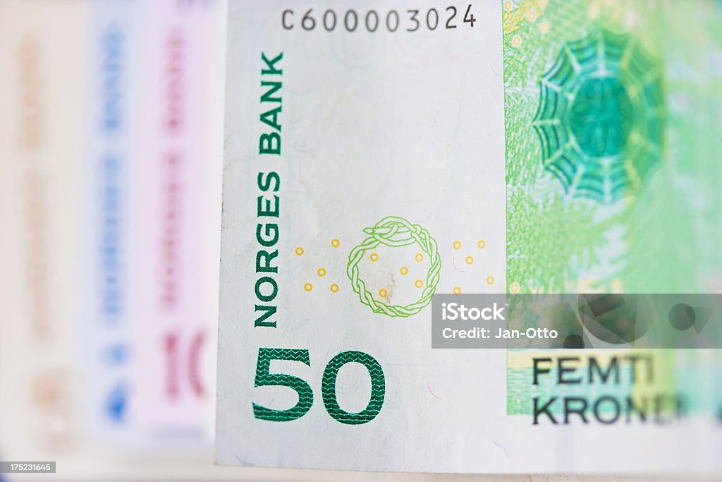 Norwegische Geld - Lizenzfrei Geldschein Stock-Foto