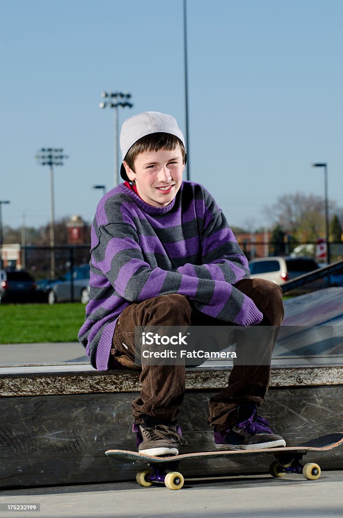 Praticante de skate - Royalty-free 14-15 Anos Foto de stock