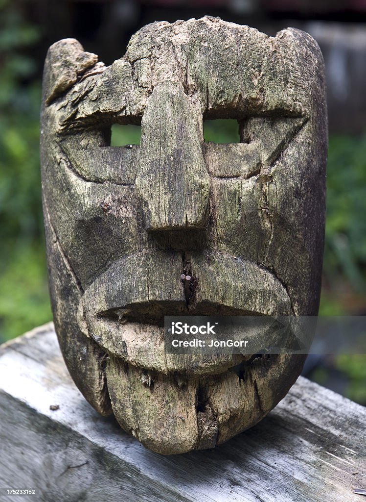 Drewnianych, afrykańskich Maska - Zbiór zdjęć royalty-free (Bez ludzi)